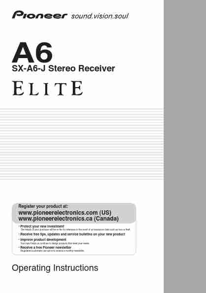 Pioneer Stereo Receiver SX-A6-J-page_pdf